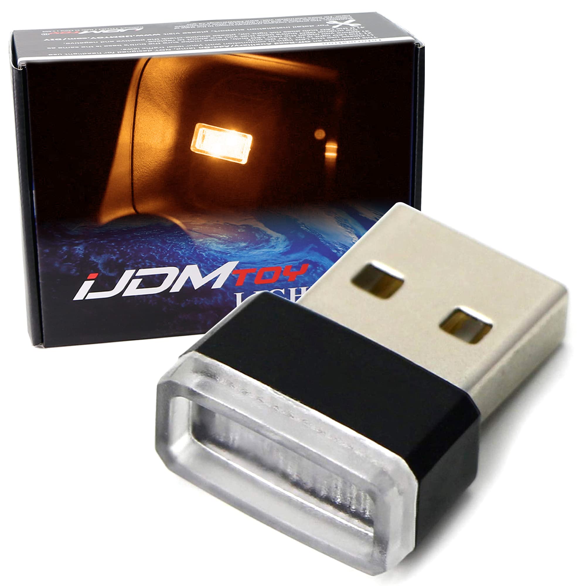 Amazon.com: iJDMTOY Amber Yellow USB Plug-in Miniature/Nano LED